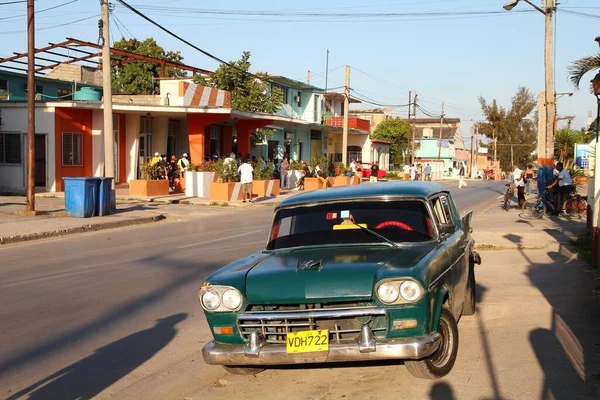 Santa Clara Cuba February 2011 Old American Car Santa Clara — Stock Photo, Image