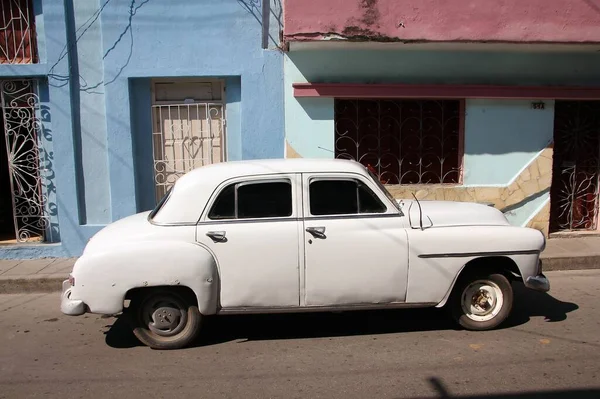 Santa Clara Cuba February 2011 Old American Car Santa Clara — Stock Photo, Image