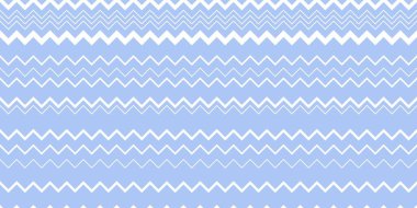 Zigzag seamless pattern. Geometric zigzag chevron lines texture. Seamless vector illustration. Gender reveal blue baby boy style ornament.