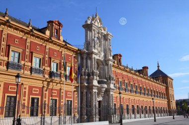 Sevilla, Spain. Palace of Saint Telmo. Building of Regional Government of Andalusia (Junta de Andalucia).