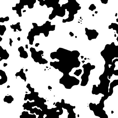 Cow skin seamless vector pattern. Cow hide texture for fashion design.