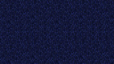 Abstract technology background. Binary code stream seamless vector pattern. Computer code seamless blue texture.