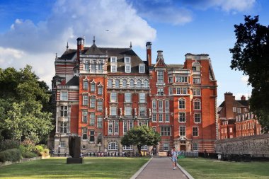 LONDON, İngiltere - 12 Temmuz 2019: Millbank House Londra 'da Lordlar Kamarası tarafından kullanıldı.