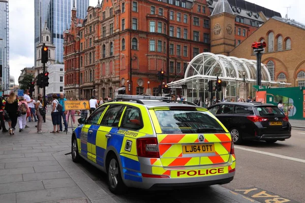 Londra Regno Unito Luglio 2019 Auto Della Polizia Nella City — Foto Stock