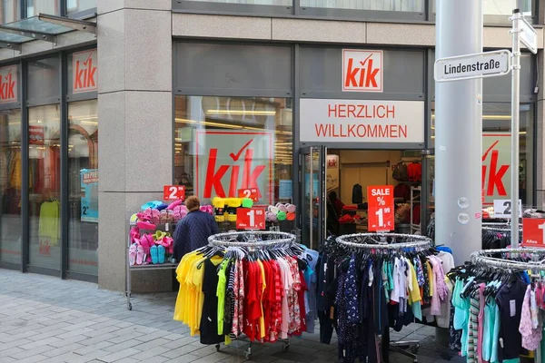 Wuppertal Alemania Septiembre 2020 Tienda Ropa Kik Brand Discount Wuppertal —  Fotos de Stock