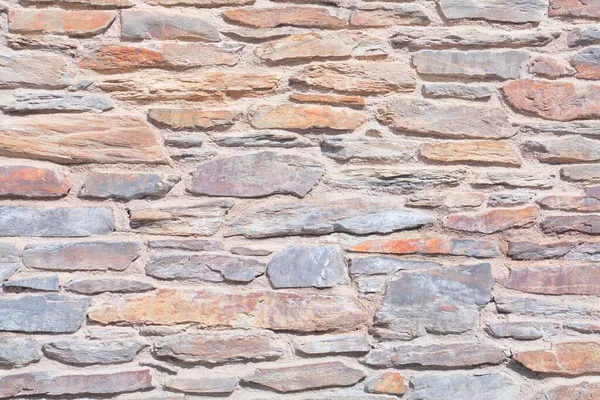 レトロな石壁の質感 天然石壁の背景 — ストック写真