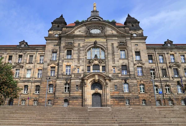 Dresden Germany Sachsische Staatskanzlei Saxon State Chancellery State Saxony Government — Stockfoto
