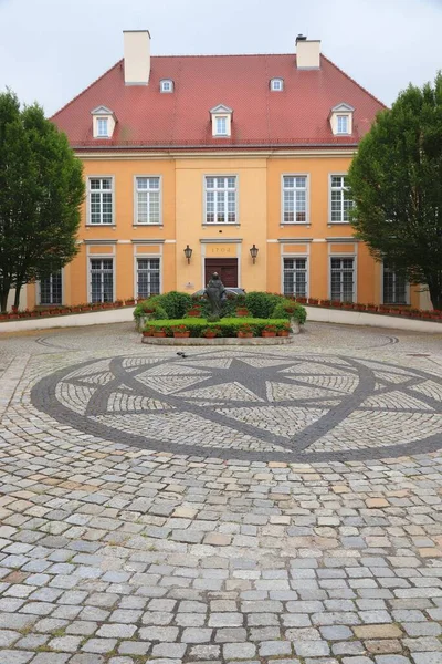 Μνημεία Της Πόλης Wroclaw Archbishop Palace Πολωνικά Palac Arcybiskupi Wroclaw — Φωτογραφία Αρχείου