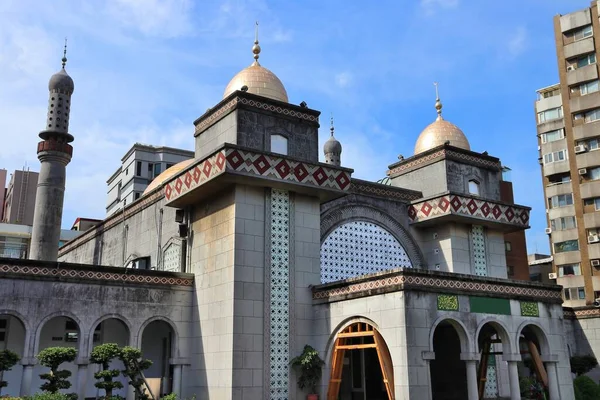 Taipei Grand Mešita Místo Bohoslužby Tchaj Wanu Registrovaná Historická Památka — Stock fotografie
