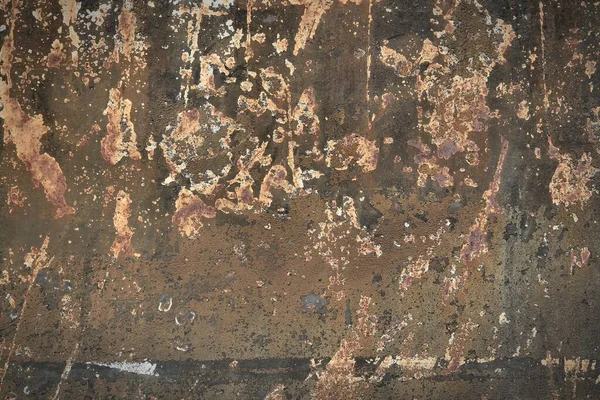 生锈的金属背景 锈蚀了的钢锡抽象图案 — 图库照片