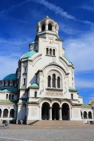 保加利亚 圣亚历山大涅夫斯基索非亚大教堂 巴尔干地标 — 图库照片