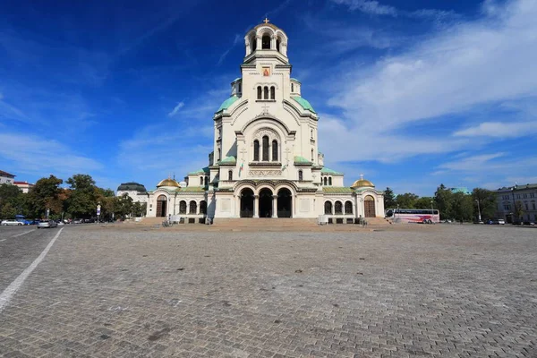 Bulgária Catedral Sófia São Alexandre Nevsky Marcos Balcânicos — Fotografia de Stock