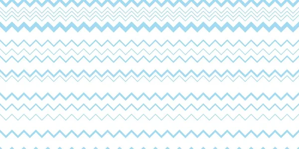 Schema Zig Zag Blu Zigzag Irregolare Vettore Senza Soluzione Continuità — Vettoriale Stock