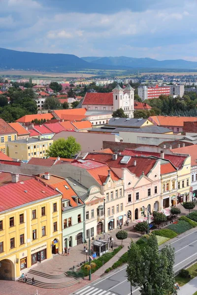 普雷绍夫 斯洛伐克 2012年 人们访问斯洛伐克普雷绍夫老城 这是斯洛伐克第 大城市 000 的居民 — 图库照片