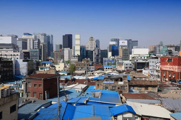 Seoul Jižní Korea Dubna 2023 Pohled Obvod Jongno Soulu Největší — Stock fotografie