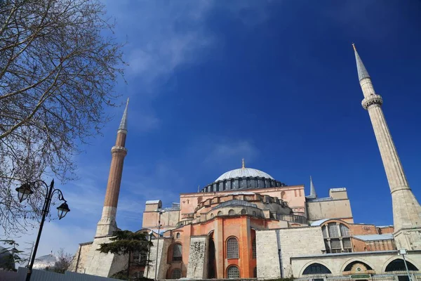 Grande Moschea Santa Sofia Istanbul Turchia Patrimonio Mondiale Unesco Nel — Foto Stock
