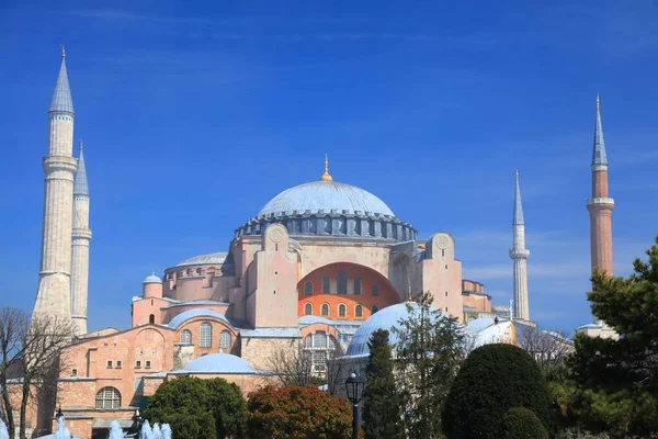 Gran Mezquita Santa Sofía Estambul Turquía Patrimonio Humanidad Por Unesco — Foto de Stock