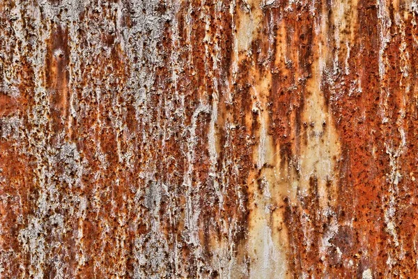 Rusty Metal Grunge Texture Weathered Rusty Steel Background — Fotografia de Stock