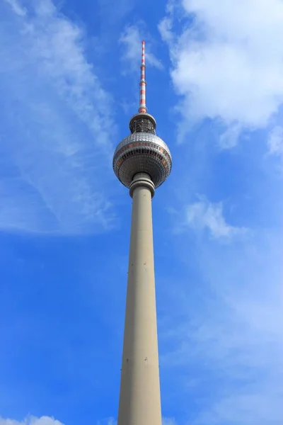 Torre Televisión Berlín Infraestructura Histórica Alemania Torre —  Fotos de Stock