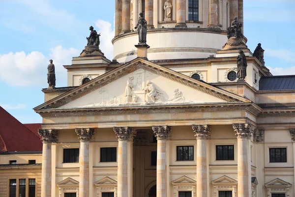 Franska Domkyrkan Berlin Tyskt Namn Franzoezischer Dom — Stockfoto