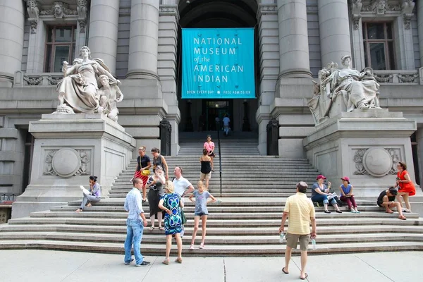 Нью Йорк Сша Июля 2013 Года Люди Посещают Национальный Музей — стоковое фото