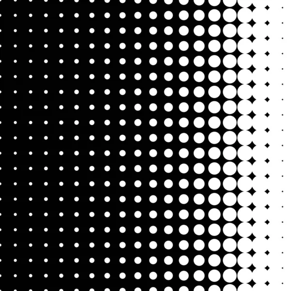 Halftone Dots Texture White Black Half Tone Vector Pattern — Stock Vector