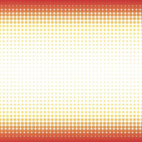 半色调点复古背景 白色半色调梯度矢量图案上的黄色橙色 海报模板 — 图库矢量图片