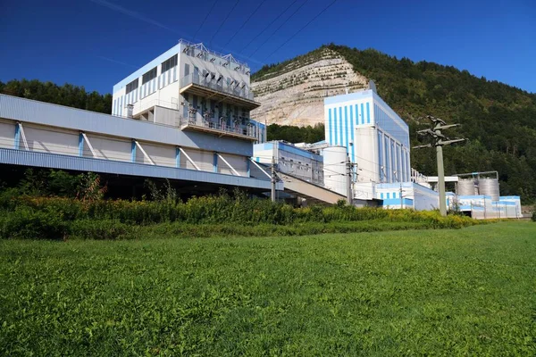 Calcium Carbonate Processing Factory Its Own Calcite Marble Quarry Carinthia — Stock Photo, Image