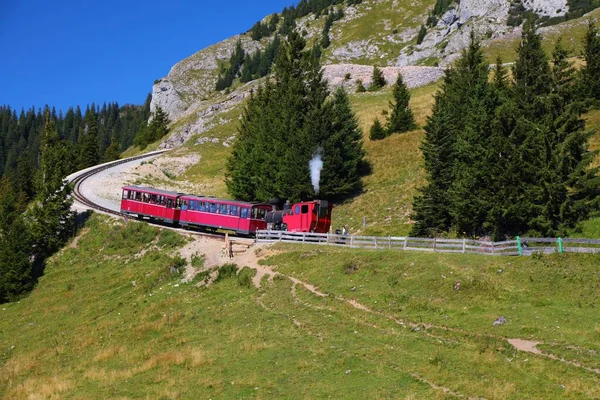 Schafberg Mountain Salzkammergut Region Austria Schafberg Rack Railway Cog Railway — Foto de Stock