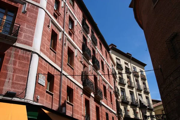 Madrid Spanien Straßenansicht Von Travesia Del Nuncio — Stockfoto