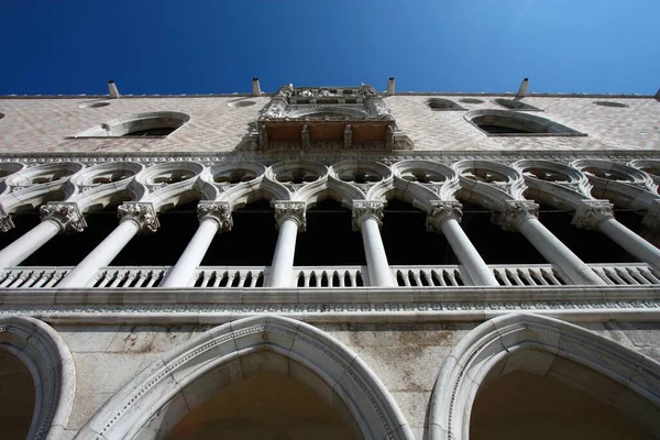 Дворец Дожей Известный Палаццо Дукале Достопримечательность Венице Италия — стоковое фото