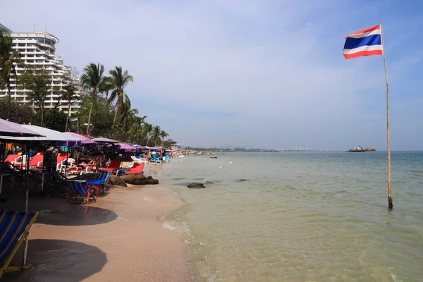 Playa Hua Hin Tailandia Vacaciones Tailandia — Foto de Stock