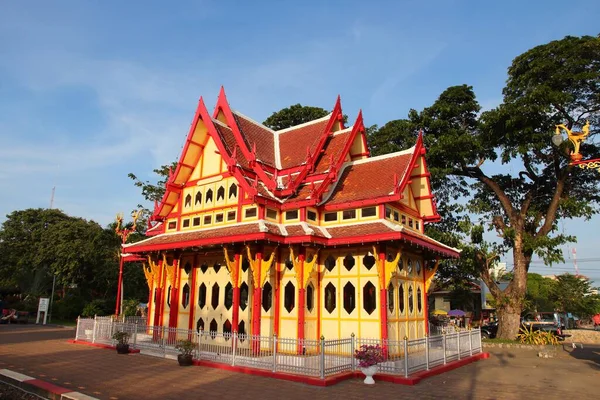 Hua Hin Treinstation Thailand Oud Stationsgebouw — Stockfoto