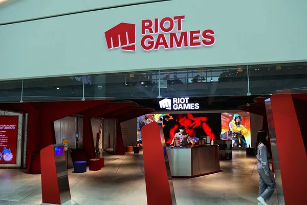Seoul Coréia Sul Abril 2023 Riot Games Arcade Seoul Incheon — Fotografia de Stock
