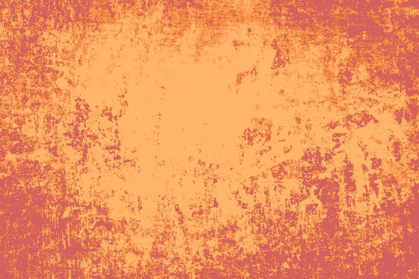 Background Texture Orange Retro Aged Vector Texture Weathered Grunge Wall — Stock Vector