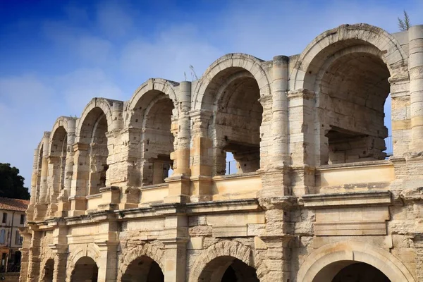 Provence Fransa Daki Arles Kasabası Unesco Dünya Mirası Sahası Antik — Stok fotoğraf