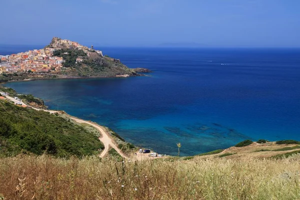 Castelsardo Comune Sardegna Isola Italia Paesaggio Provincia Sassari Golfo Dell — Foto Stock