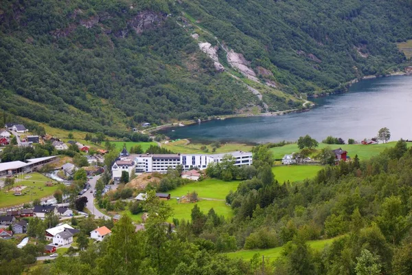 Geiranger Fiord Norvegia Foto Estate Della Regione More Romsdal — Foto Stock