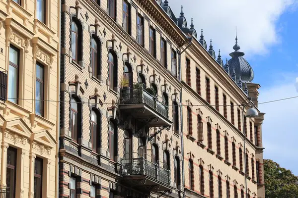 Город Гётеборг Швеции Васастан — стоковое фото