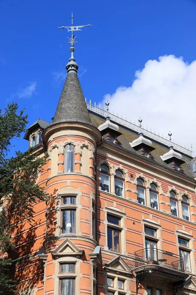 Gotemburgo Cidade Suécia Arquitetura Distrito Vasastan — Fotografia de Stock