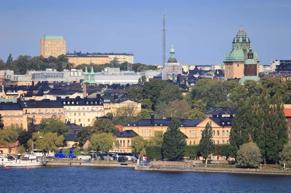 Stockholmer Skyline Schweden Blick Auf Die Insel Kungsholmen — Stockfoto