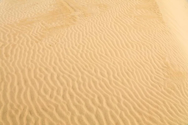 モロッコの砂模様の質感 砂漠サハラ砂漠の砂の波紋の背景 — ストック写真