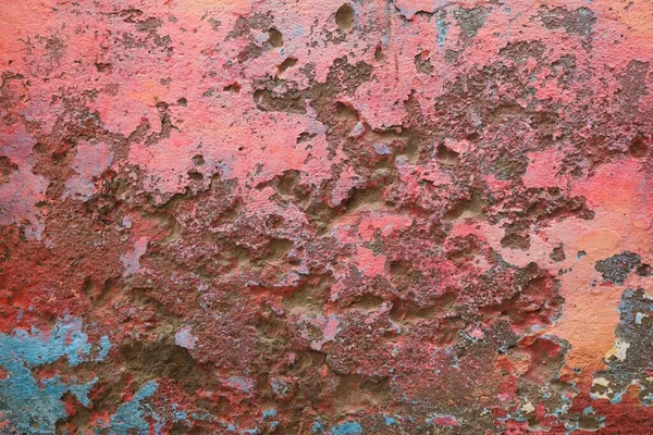 Grunge Fundo Vermelho Concreto Angustiado Grungy Textura Parede Concreto Velho — Fotografia de Stock