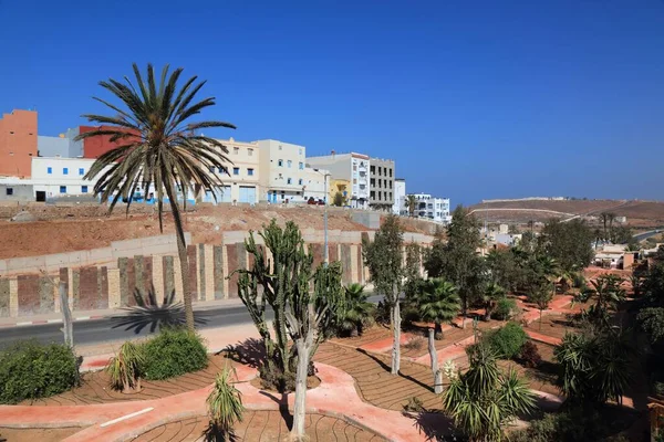 Sidi Ifni Stadt Marokko Stadtbild Mit Park — Stockfoto