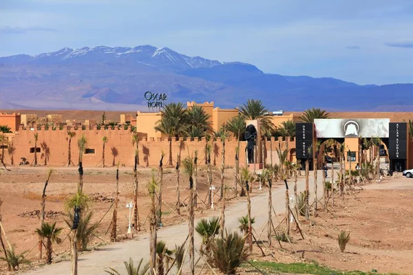 Ouarzazate Morocco February Bruary 2022 Oscar Hotel Atlas Studios Morocco — 图库照片