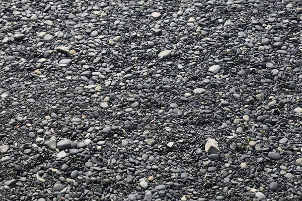 客东卵石海滩 韩国Geoje岛客东著名的黑色卵石 — 图库照片