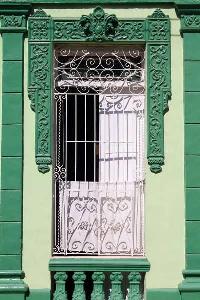 Trinidad Cuba Oude Stad Straat Koloniale Architectuur Detail Unesco Werelderfgoed — Stockfoto