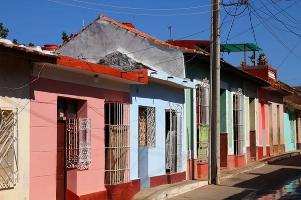 Тринидад Куба Старая Улица Города Всемирное Наследие Юнеско Кубе — стоковое фото