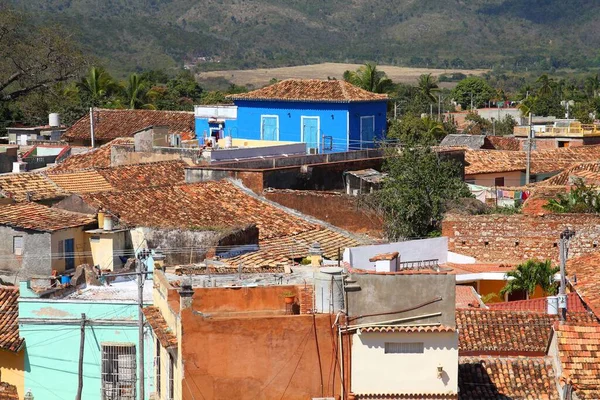 Trinidad Kuba Střechy Koloniálních Měst Seznam Světového Kulturního Dědictví Unesco — Stock fotografie