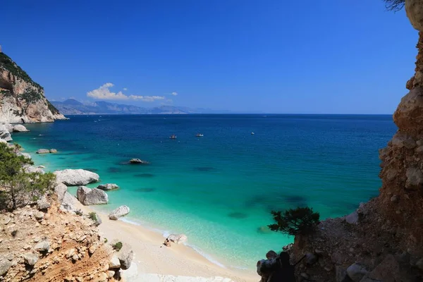 Cala Goloritze Doskonała Plaża Sardynii Włochy Baunei Prowincji Ogliastra Wyspie — Zdjęcie stockowe